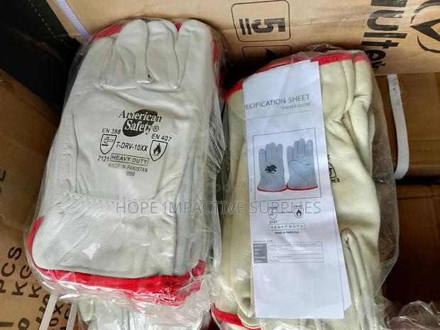 Heavy Duty Leather Gloves / Rigger Gloves (Pure Leather) · Photo 3