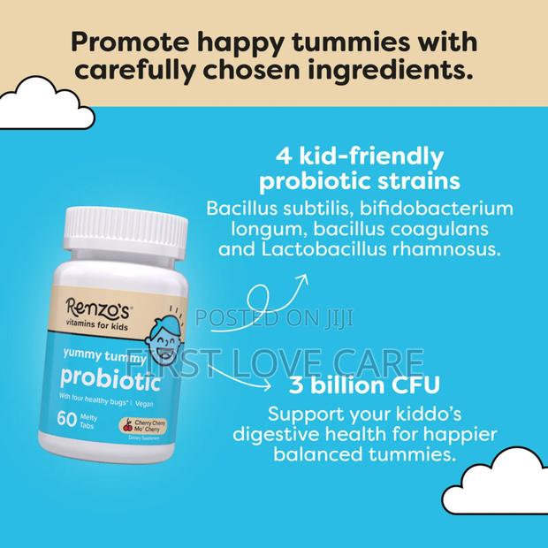 Renzo's Vitamins for Kids Probiotic Yummy Tummy · Photo 2