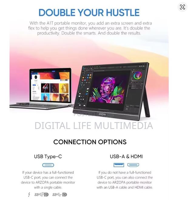 Gaming Touch Portable Monitor A1t Arzopa · Photo 2