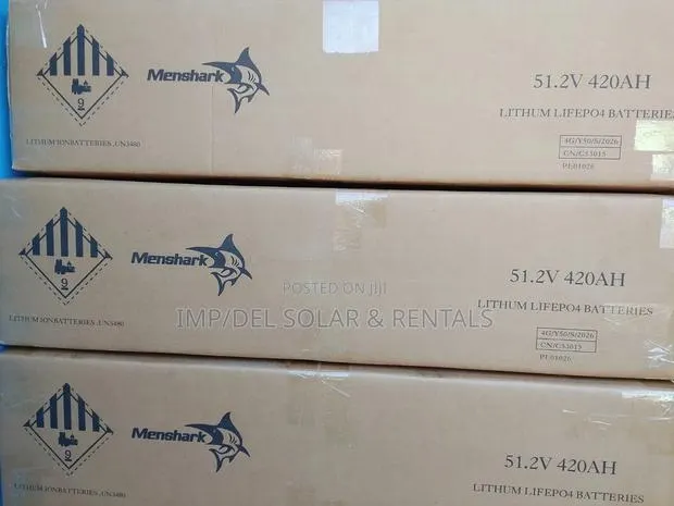 Lithium Battery LiFePO4 51.2V 420ah Deep Cycle Batteries