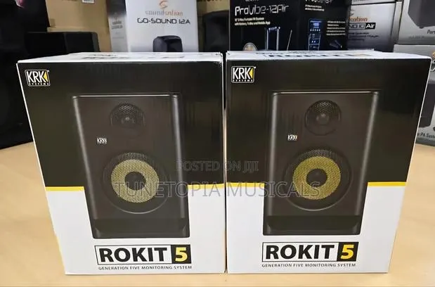 Krk Rokit 5 Generation Five 5inches Powered Studio Monitors. · Photo 1