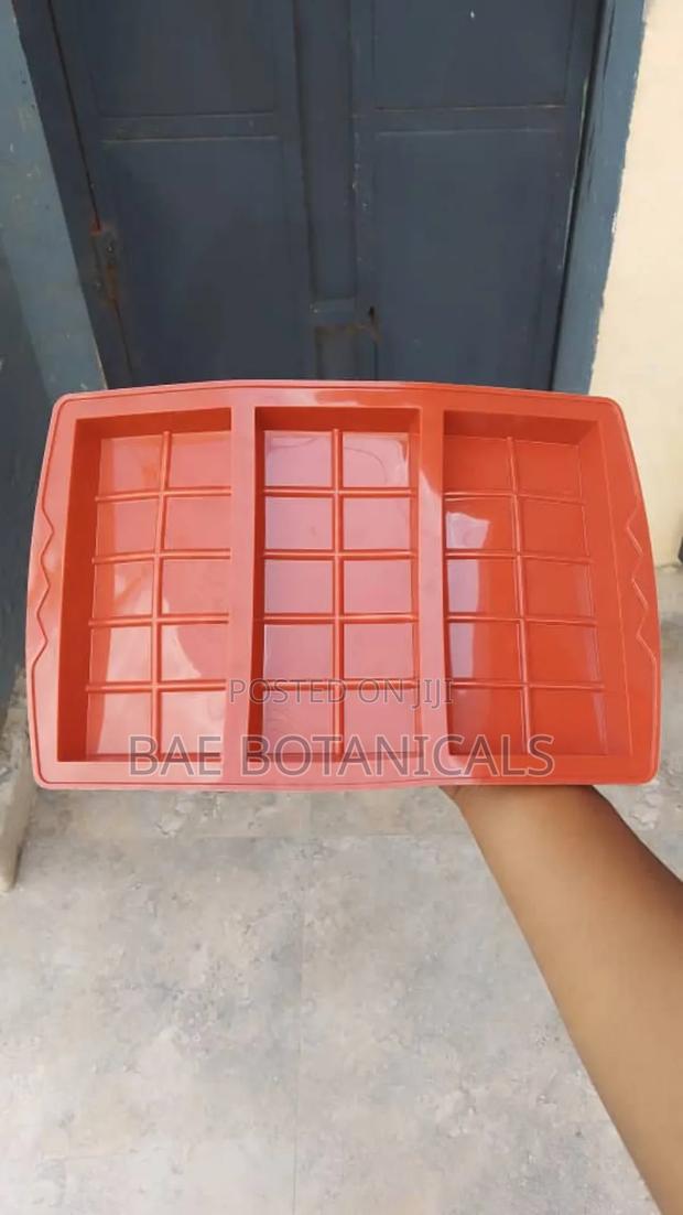 3 Cavity/Block Silicone Chocolate Mold · Photo 1