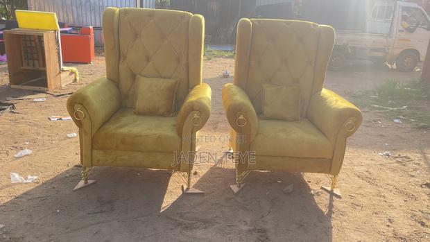Yellow Fabric King Sofa(Free Delivery) · Photo 2