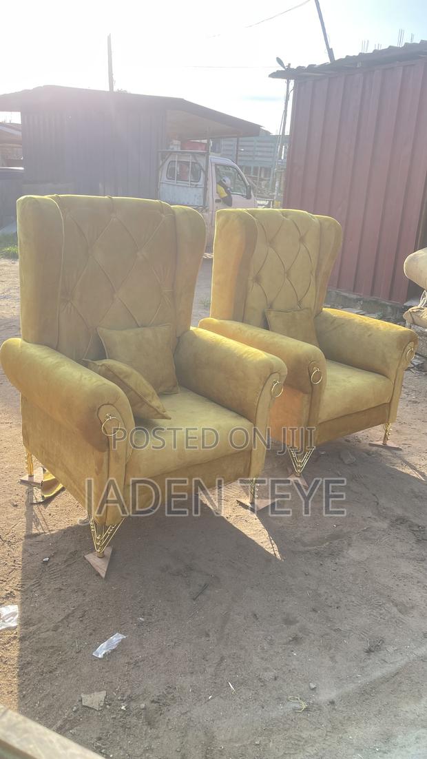 Yellow Fabric King Sofa(Free Delivery) · Photo 3