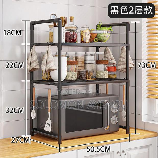 2 Tier Microwave Rack · Photo 1