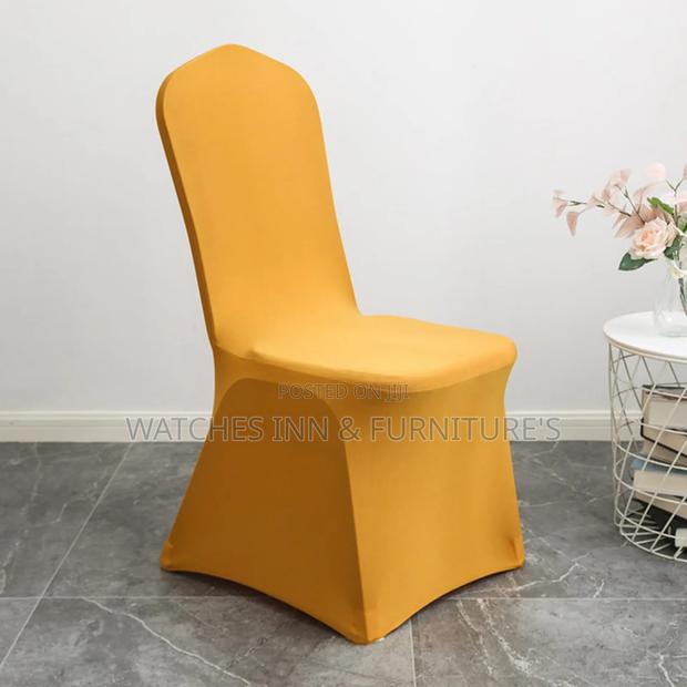 Spandex Church/ Event Chair Cover ( Gold Colour ) · Photo 1