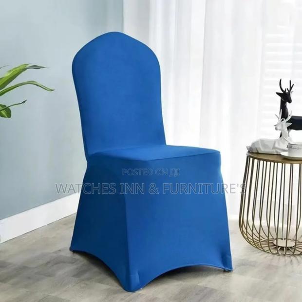 Stackable Chair Cover ( Blue Cover ) · Photo 1