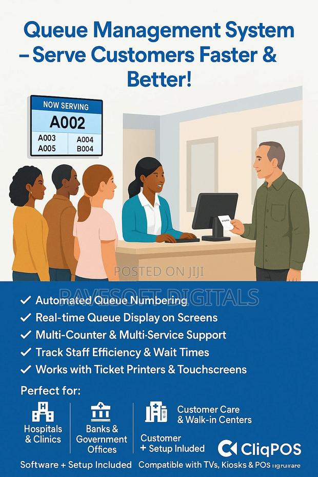 Queue Management System – Serve Customers Faster Better! · Photo 1