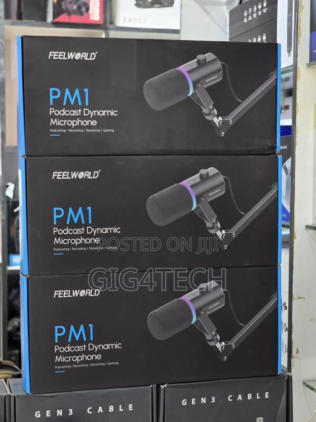 Feelworld Pm1 Podcast Usb-C XLR Microphone Long Arm · Photo 1