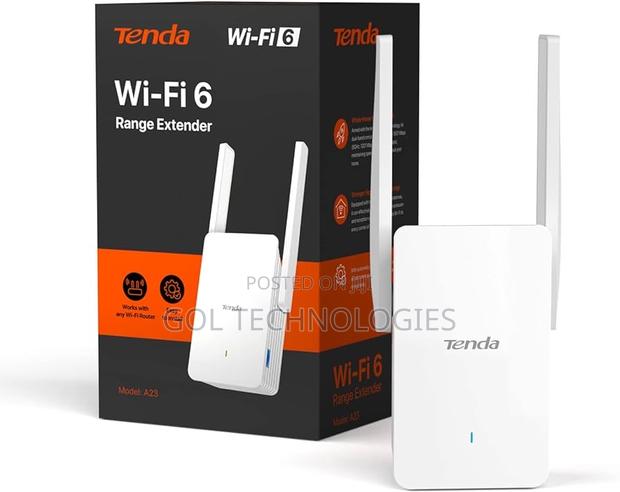 Tenda Wireless Range Extender Wi-Fi 6 Dual Band A23 · Photo 1