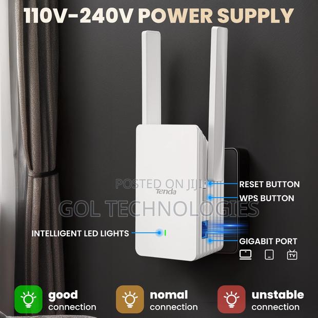 Tenda Wireless Range Extender Wi-Fi 6 Dual Band A23 · Photo 5