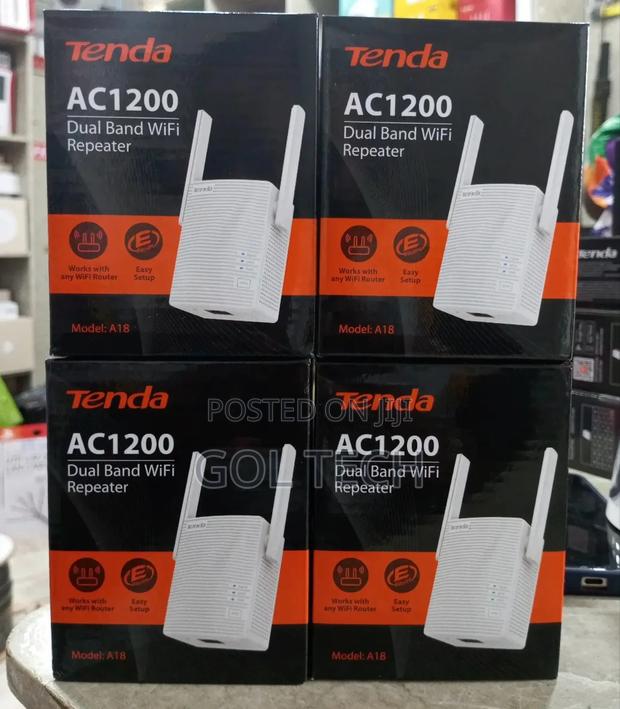 Tenda Wireless Range Extender Ac1200 Dual Band A18 · Photo 1