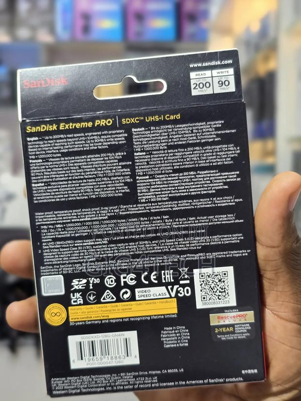 Sandisk Extreme Pro 512gb 200mbps SDXC Uhs-I Sd Card · Photo 2