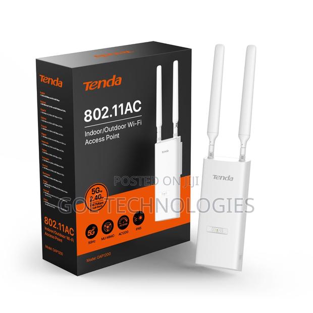 Tenda Access Point 802.11ac Indoor/ Outdoor Wifi Dual Band Oap1200 · Photo 1