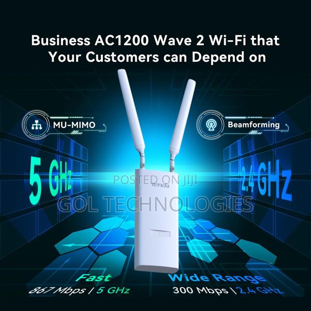 Tenda Access Point 802.11ac Indoor/ Outdoor Wifi Dual Band Oap1200 · Photo 6