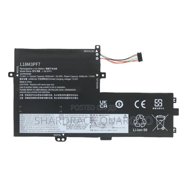 L18l3pf3 L18m3pf7 Laptop Battery for Lenovo Ideapad L18c3pf7 L18l3pf3 · Photo 1
