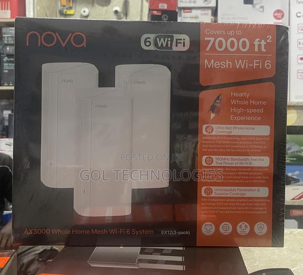 Tenda Nova Mx12(3-Pack) Ax3000 Whole Home Mesh Wi-Fi 6 · Photo 3