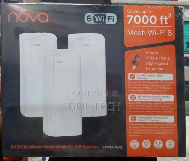 Tenda Nova Mx12 Ax3000 Whole Home Mesh Wi-Fi 6 System · Photo 1