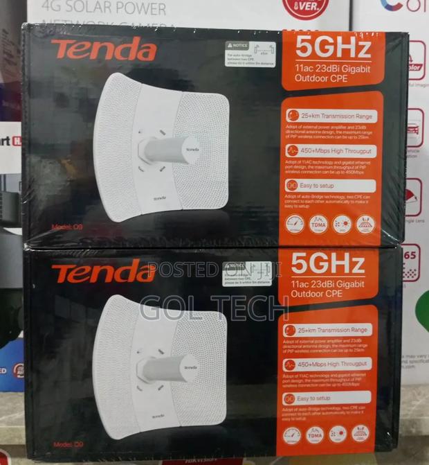 Tenda O9 5ghz 11ac 23dbi Gigabit Outdoor Cpe/Access Point · Photo 2
