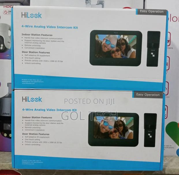 Hilook Video Intercom 4-Wire Analog Intercom Kit 7 Inches · Photo 1