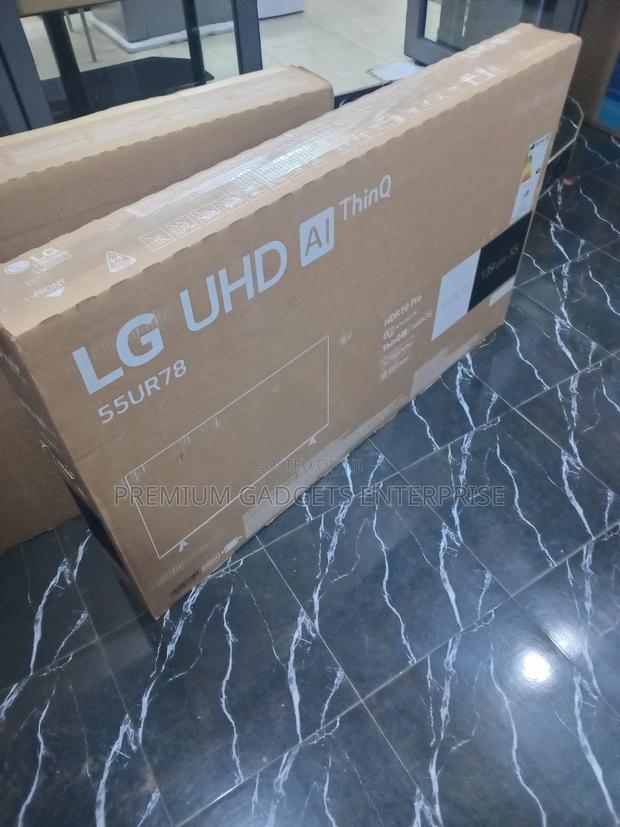 LG Alpha 5 Ai Processor Gen7 Smart 55" Ur78 TV. Ai Thinq · Photo 1