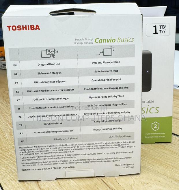 Toshiba Canvio Basics Portable Hard Drive 1tb · Photo 3