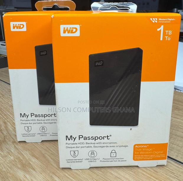 Wd My Passport Portable External Hard Drive 1tb · Photo 1