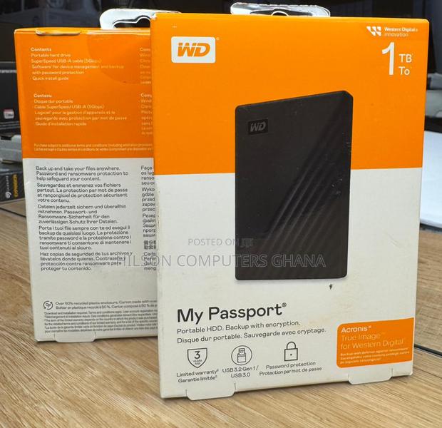 Wd My Passport Portable External Hard Drive 1tb · Photo 2