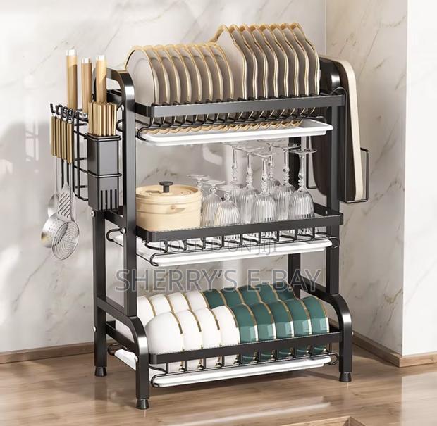 3 Layer Dish Rack · Photo 1