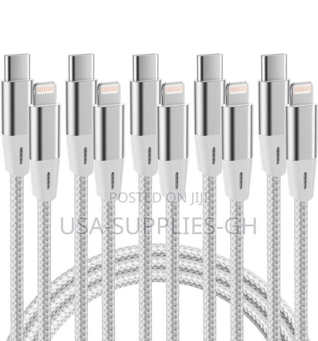 Mfi Certified 6ft Usb-C to Lightning Braided Cable - From Usa · Photo 2