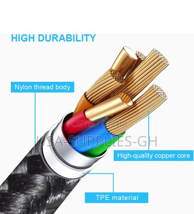 Mfi Certified 6ft Usb-C to Lightning Braided Cable - From Usa · Photo 4