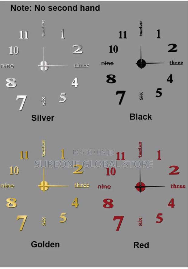 Modern Diy Wall Clock 3d Decorative · Photo 2