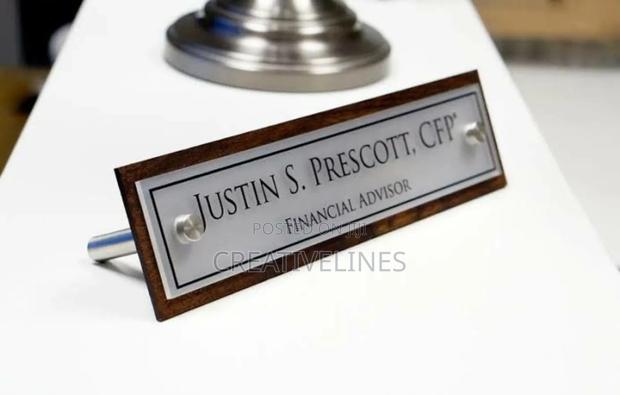 Office Table Name Plate · Photo 1