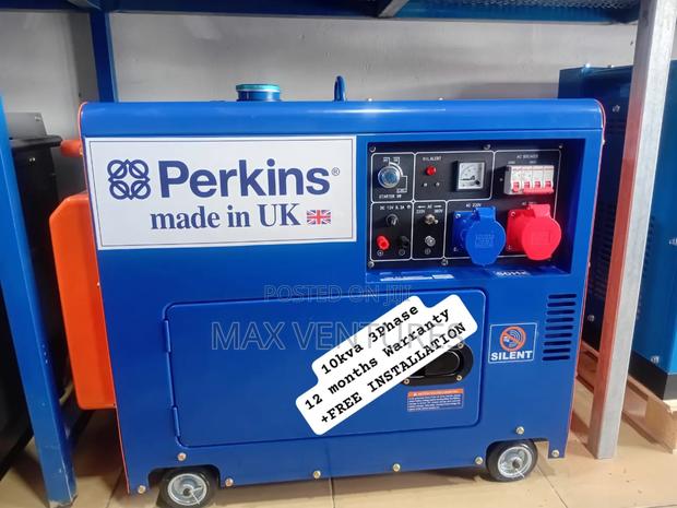 10kva Diesel Perkins 3phase Generator Dynamic 3phase · Photo 1