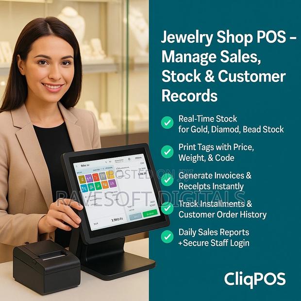 Jewelry Shop Pos – Manage Sales, Stock Customer Records · Photo 1