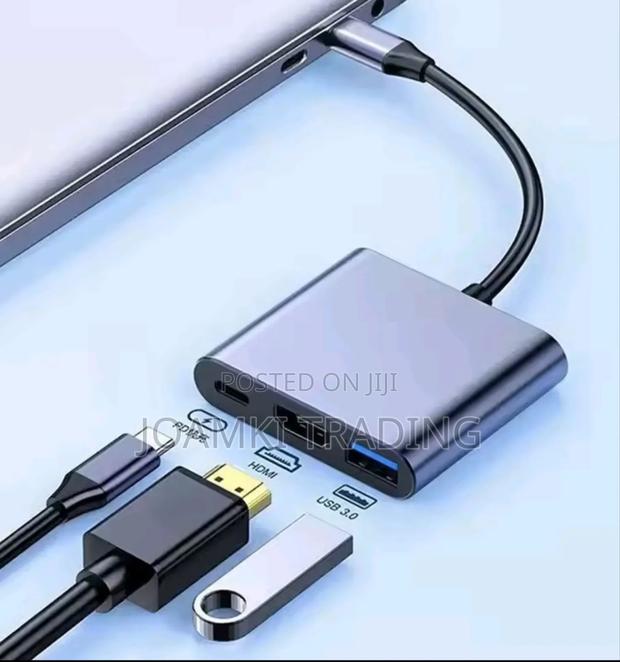 3 in 1 Type C Hub to Hdmi, Pd, Usb 3.0 for Phone, Laptop · Photo 6