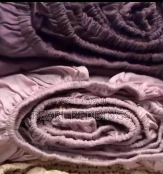 Quality Cotton Fitted Bedsheet, Very Lovely Texture Sheets · Photo 6