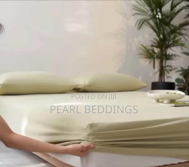 Quality Cotton Fitted Bedsheet, Very Lovely Texture Sheets · Photo 8