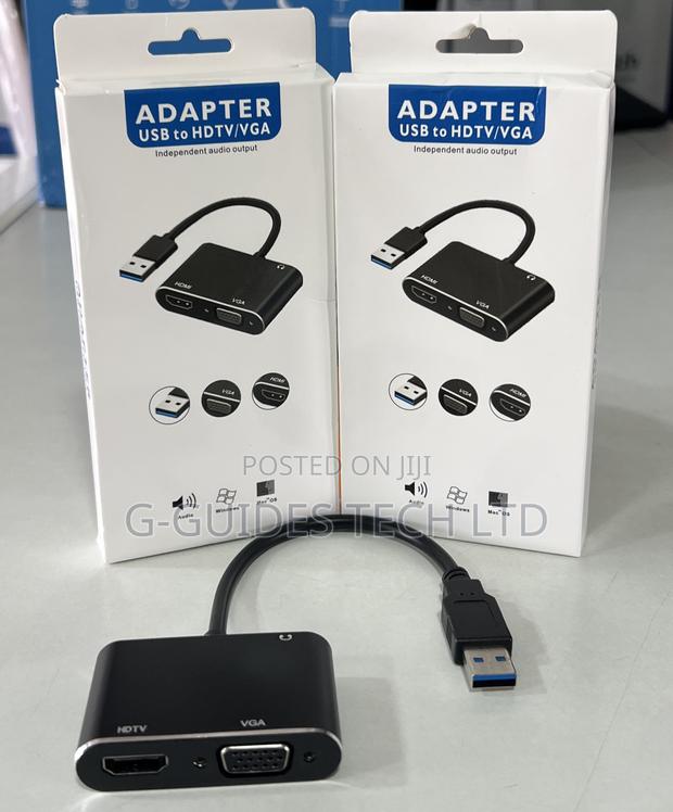 Usb 3.0 to Hdmi and Vga Adapter, Usb to Vga/Hdmi Converter · Photo 3