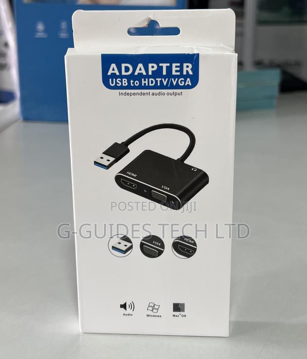 Usb 3.0 to Hdmi and Vga Adapter, Usb to Vga/Hdmi Converter · Photo 2