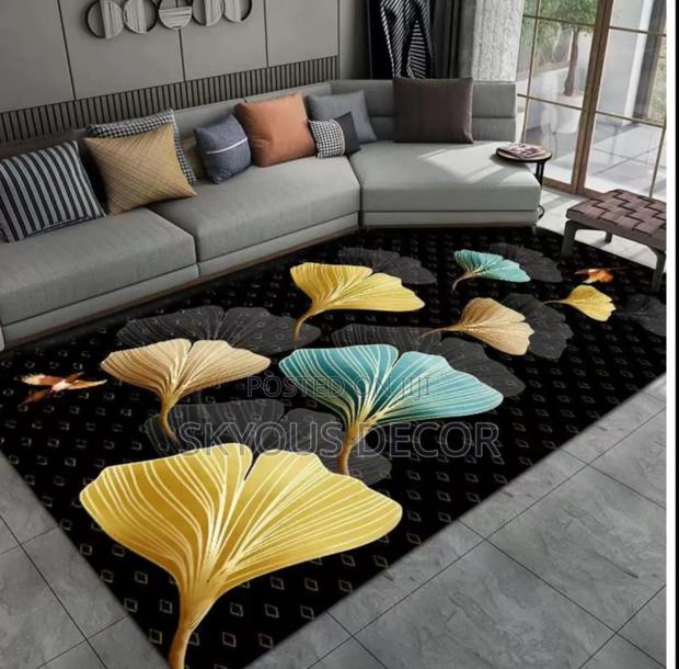 3d Floor Carpet With a Mushroom Design and Mix Colours · Photo 1
