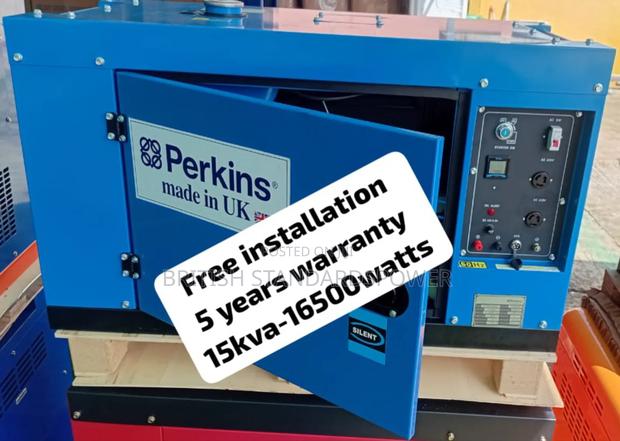 High Output Power 15kva Silent Perkins Diesel Generator · Photo 1