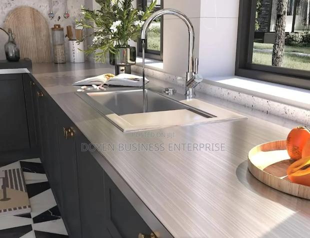 Stainless Steel Effect Adhesive Stickers · Photo 5