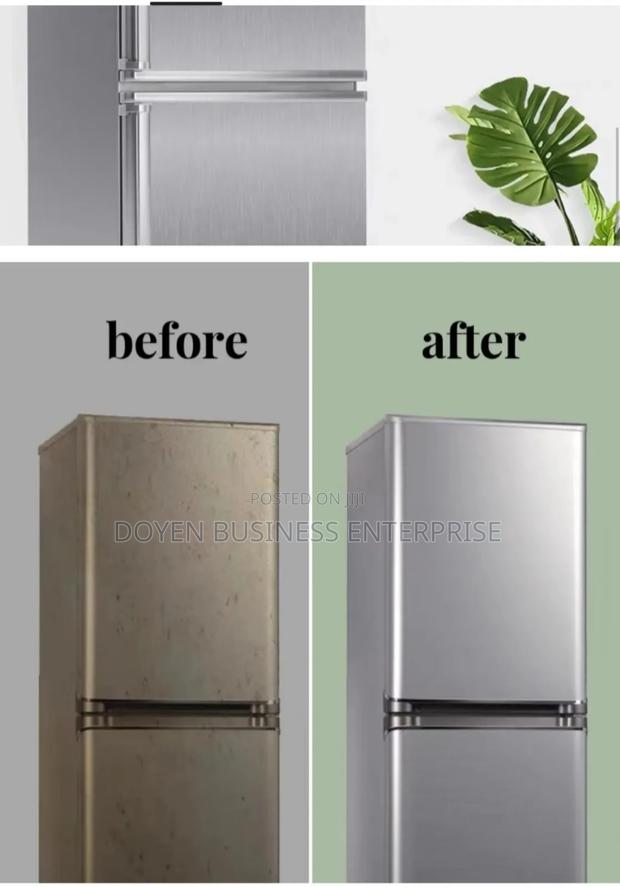 Stainless Steel Effect Adhesive Stickers · Photo 8