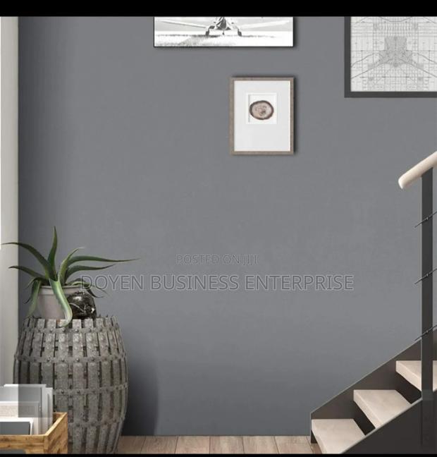 Matte Light Grey Adhesive Stickers · Photo 2