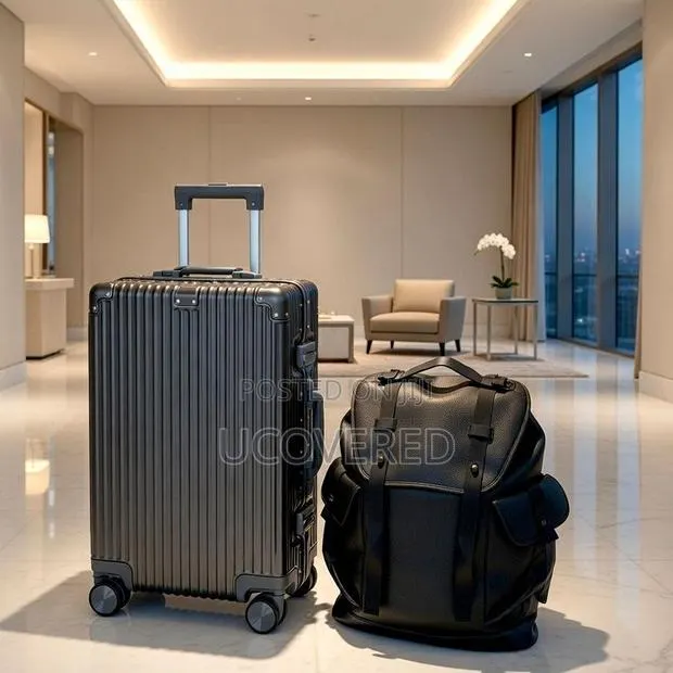 Suitcase 20inch + Leather Backpack Set · Photo 1