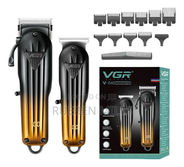 Two in One VGR v-646 Cordless Barbering Machine Hair Clipper · Photo 1