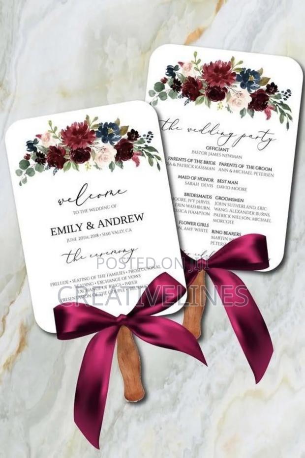 Wedding Fan With Ribbon · Photo 1