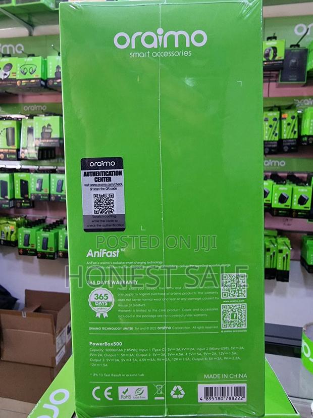 Oraimo Powerbox 500 50000mah 22.5w Power Bank · Photo 3