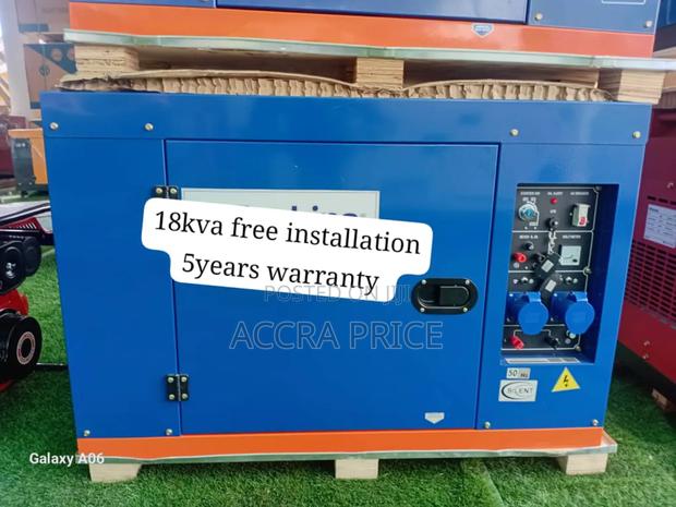 Plug, Monitor, Power — Done Perkins 18kva Diesel Generator · Photo 1